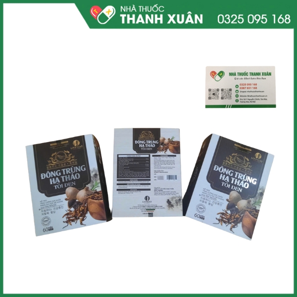 Đông Trùng Hạ Thảo Tỏi Đen - Uy Phát hỗ trợ tăng cường sức khỏe